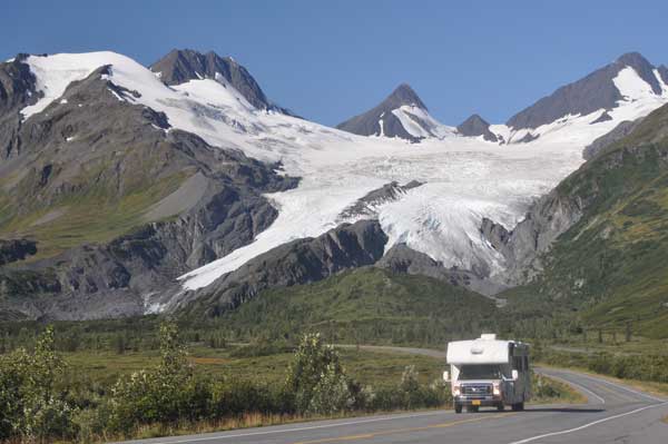 Worthington Glacier and RV