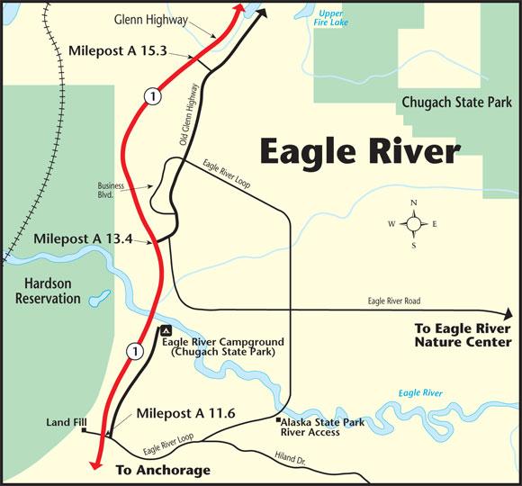 eagle river alaska map Eagle River The Milepost eagle river alaska map