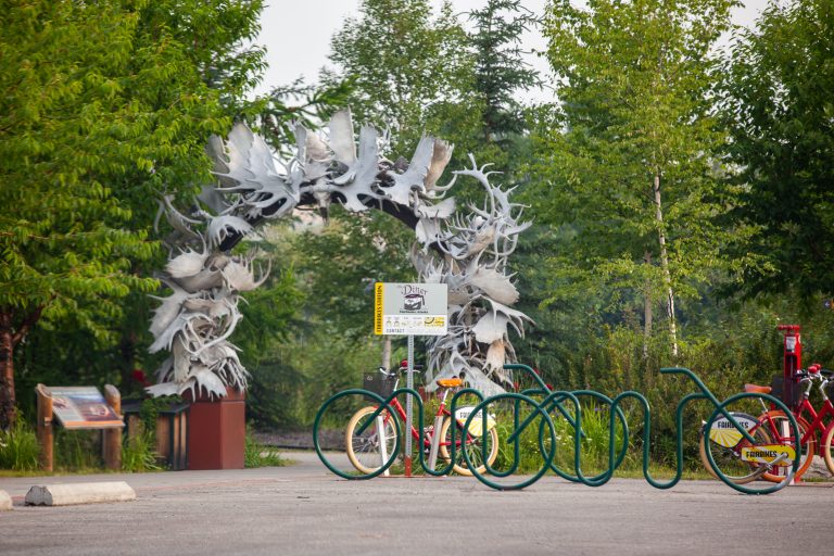 Antler Arch in Fairbanks