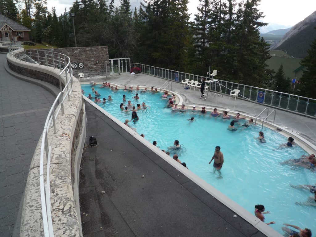 Pool at banff hot springs