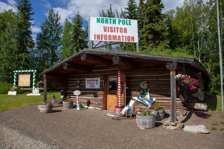 Photo of the Day: North Pole Visitor Information Cabin North Pole Visitor Information Cabin