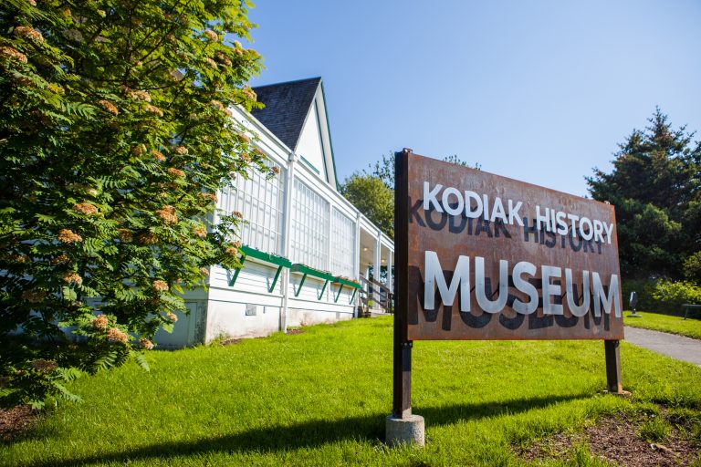 Kodiak History Museum sign